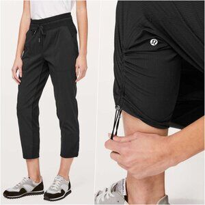Lululemon Studio Lightweight Crop Pants 25" Black 6 NWOT